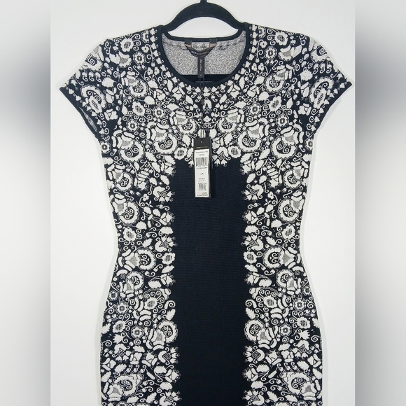 NEW BCBGMAXAZRIA FABIANA BODYCON DRESS. - Picture 4 of 6
